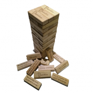 Juego de mesa jenga para beber
