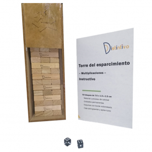 Juego de mesa jenga didáctico