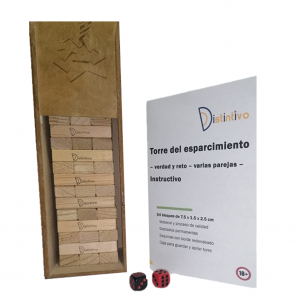 Juego de mesa jenga para beber